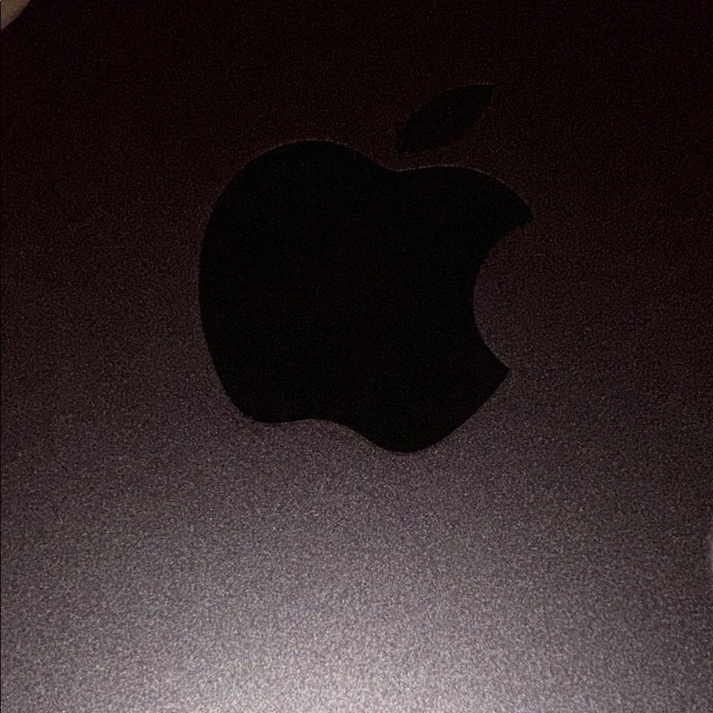 Apple Tablet with Vibrant Red and Blue Display